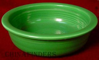 Homer Laughlin Fiesta Vintage Medium Green Nappy Fruit Bowl @ 5 - 1/2 "