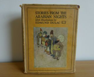 Stories From The Arabian Nights Illustrations By Edmund Dulac Vintage Book