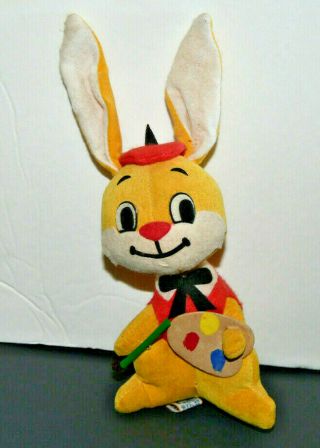 Vintage Dakin Dream Pets Yellow Painter Bunny Rabbit