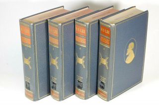 R.  E.  Lee A Biography By Douglas Southall Freeman 4 Volume Pulitzer Prize Edition