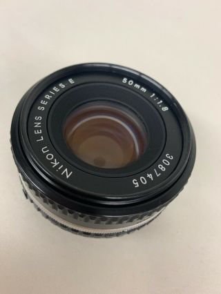 Nikon Lense Series E 50mm.  1:1.  8 Camera Lens For Vintage Camera 50 Mm 35mm Shot