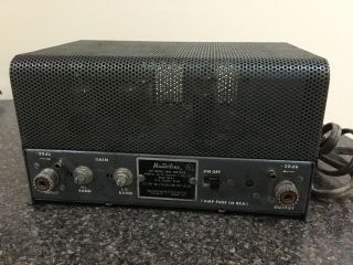 Vintage Masterline Vhf Broad Band Amplifier Model Mla - C Tube Type