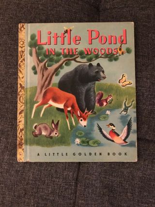 Little Pond In The Woods By Muriel Ward 1948 Little Golden Book