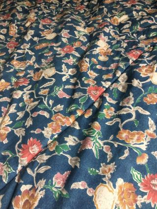 RALPH LAUREN Twin Comforter Blanket HOPE French Country Blue Floral Vintage 2
