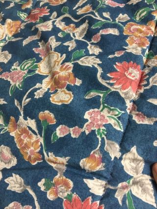 RALPH LAUREN Twin Comforter Blanket HOPE French Country Blue Floral Vintage 3