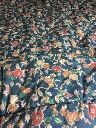 RALPH LAUREN Twin Comforter Blanket HOPE French Country Blue Floral Vintage 4