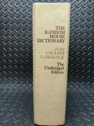 The Random House Dictionary of the English Language,  The Unabridged Edition 3