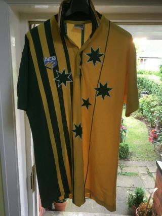 Vintage Retro Australia One Day ACB World Series Cricket Shirt Ashes 2019,  Large. 2