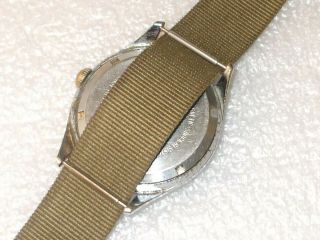 Vintage Military Type Watch,  Westclox,  Vietnam Era,  A - 201,  17 Jewels,  Running 2