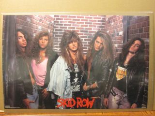 Vintage Skid Row Rock 1990 Poster 7644