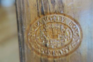 Vintage Napa Valley Box Company 100 Slot Cassette Tape Wooden Wall Rack Holder 3