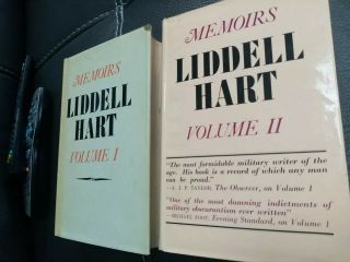 The Memoirs Of Captain Liddell Hart Volume One And Volume Two 1965