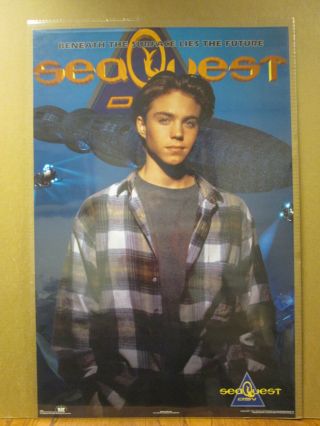 Vintage 1993 Sea Quest Dsv Movie Poster 6835
