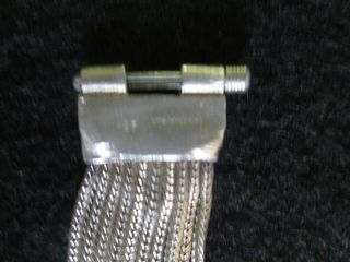 Vintage Sterling Silver Bracelet & Earrings 43 grams 3