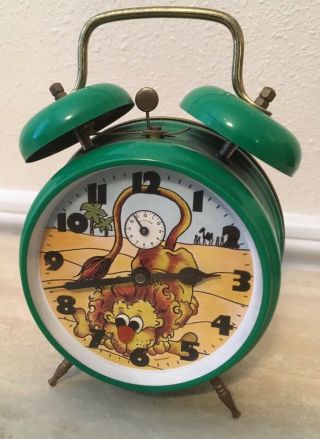 Vintage Alarm Clock - Great Made In Germany Eyes Move