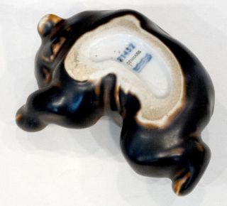 ROYAL COPENHAGEN Vintage 21432 BROWN BEAR CUB PLAYING Figurine by KNUD KYHN 3