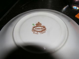 Vintage Adderley15pc Tea Cup & Saucers Snack Plates Creamer Snack Set