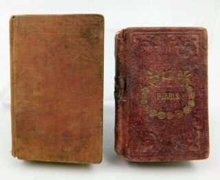 Civil War Era C1860s Set Miniature Bible Tract Books - Daily Inspiration Verses