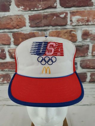 Vintage Retro 1984 Usa Olympics Mcdonald 