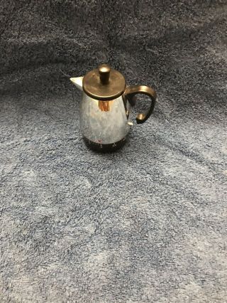 Vintage Chrome Coffee Pot Kitchen Timer