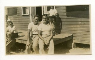 15 Vintage Photo Affectionate Soldier Buddy Boys Men In Love Snapshot Gay
