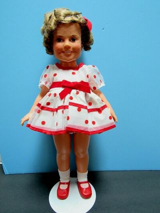 Vtg Ideal Shirley Temple 1972 16 " Doll Stand - Up N 