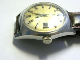 1970 ' s tissot visodate seastar T12 all steel automatic wind vintage watch 4