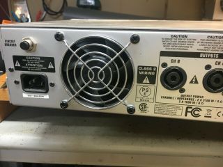 Behringer INUKE NU6000 Stereo power amp parts unit/will not power up 4