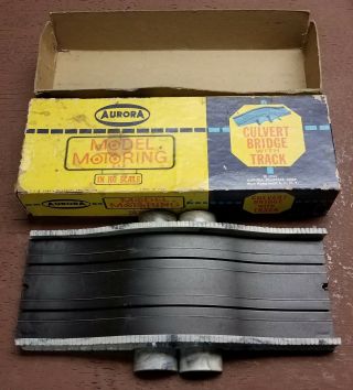 Aurora Model Motoring Various Vintage Track Items.  Including the boxes. 2