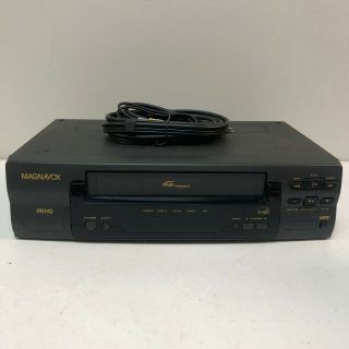 Philips Magnavox Vcr Vhs Player Recorder Vr400bmg23 No Remote