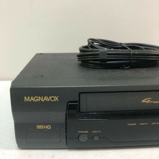 Philips Magnavox VCR VHS Player Recorder VR400BMG23 No Remote 2