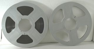 Non - Metallic Audiotape 10” Reel W 1/4”x 2500’ 1½ Mil Tape,  Empty Reel