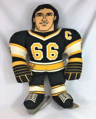 Mario Lemieux 66 Pittsburgh Penguins 24” Nhl Hockey Buddy Doll Plush 1991 Vintag