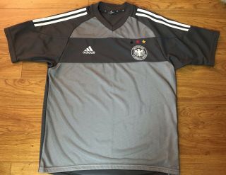 Vintage Adidas 2002/03 Germany Away Jersey Shirt Trikot Soccer Football Fussball