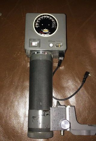 Vintage 1971 Nikon F Speedlight Unit SB - 1 Prof.  Flash & SA - 1 AC Charger 4