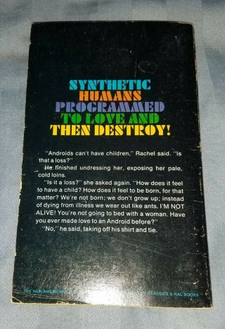 Do Androids Dream of Electric Sheep by Philip K.  Dick - 1969 First Printing 3