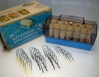 Vintage Clairol Kindness 20 Instant Hairsetter 761 Roller Curlers Pageant Dance