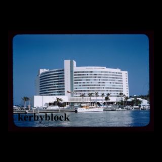 5 Vintage 1950s Kodachrome Photo Slides Fontainebleau Hotel Miami Beach Florida