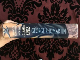 Signed George R R Martin book - Game Of Thrones book 2 - A Clash Of Kings 5