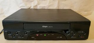 Allegro Zenith Alg410 Vcr Vhs Player 4 Head Hi - Fi Video Cassette Recorder
