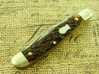 Vintage Kutmaster Utica Ny Usa Folding Peanut Jack Pocket Knife Hunting Knives