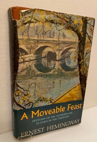 Ernest Hemingway A Moveable Feast 1964 True 1st First Edition Scribners A - 3.  64