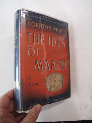 Rome Roman Empire Fiction Julius Caesar The Ides Of March Thornton Wilder Signed