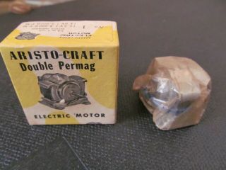 Nos Vintage Aristo Craft Double Permag Electric Motor 1 1.  5 - 4 Volt