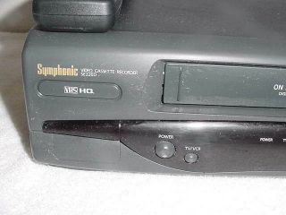 SYMPHONIC BY FUNAI VCR HAS REMOTE,  MODEL SE226D 2