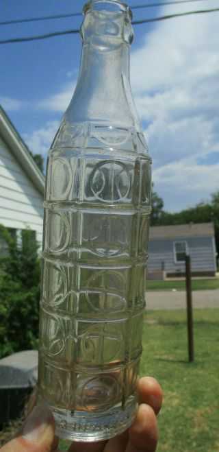 Vintage 1920s H.  P.  ? Embossed Soda Water Bottle 3 Three Rivers Texas