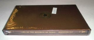 Rare Laws Of The Republic Of Texas Houston 1837 Edition 2185