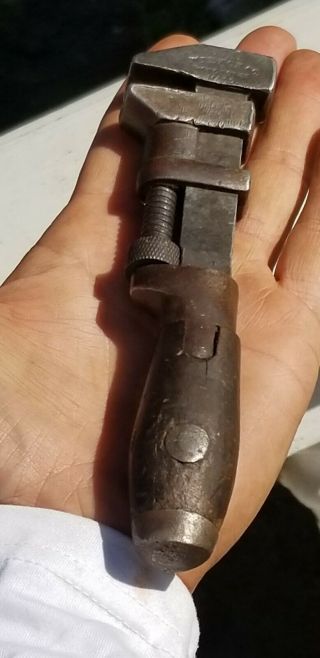Old Vintage Wretch Co Adjustable Monkey Wrench Tool