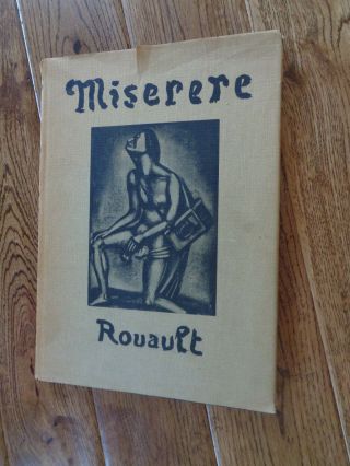 Miserere By Georges Rouault,  Museum Of Modern Art York Hc Dj 1952