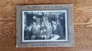 30s Or 40s Vintage Photo At Sloppy Joe 